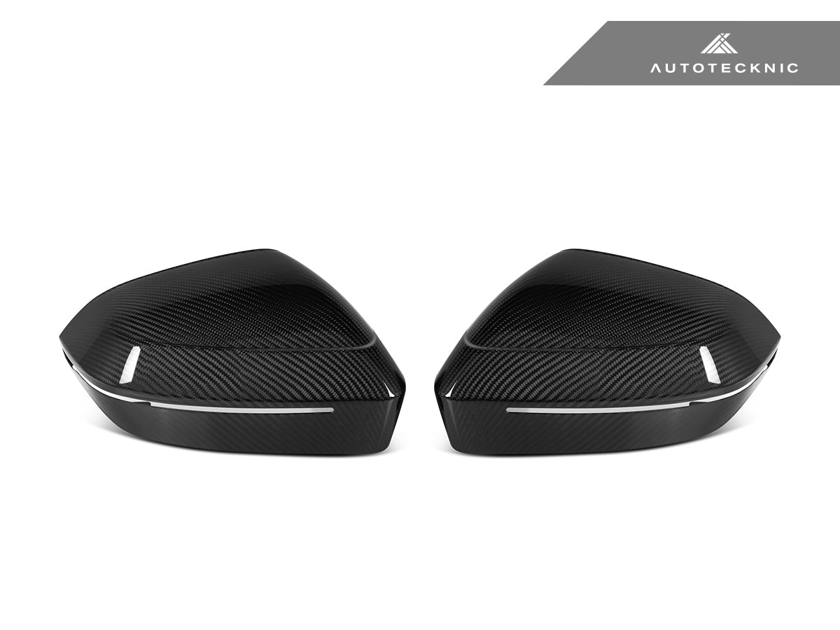 AutoTecknic Dry Carbon Fiber Mirror Cap Set - G60 5-Series | G70 7-Series