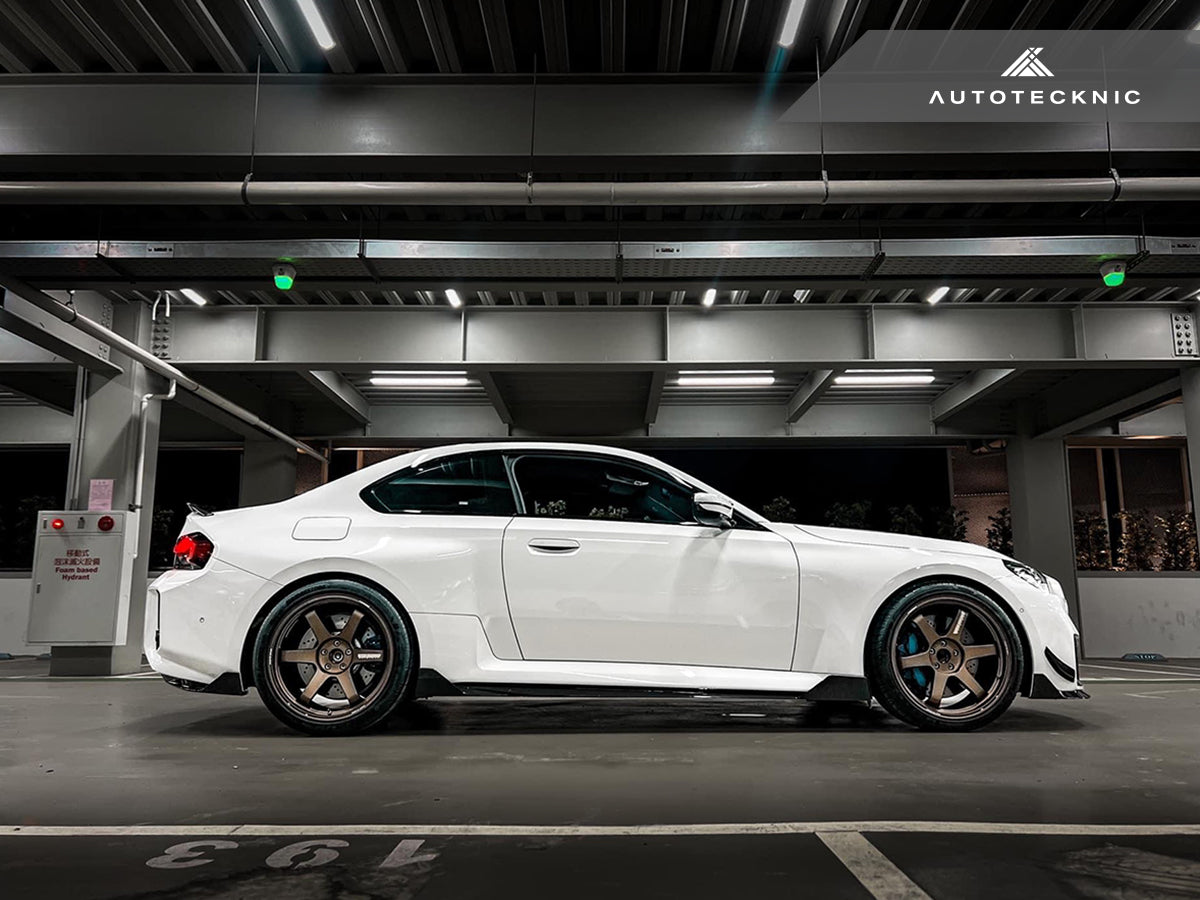 AutoTecknic Dry Carbon Side Skirt Extension Set - G87 M2