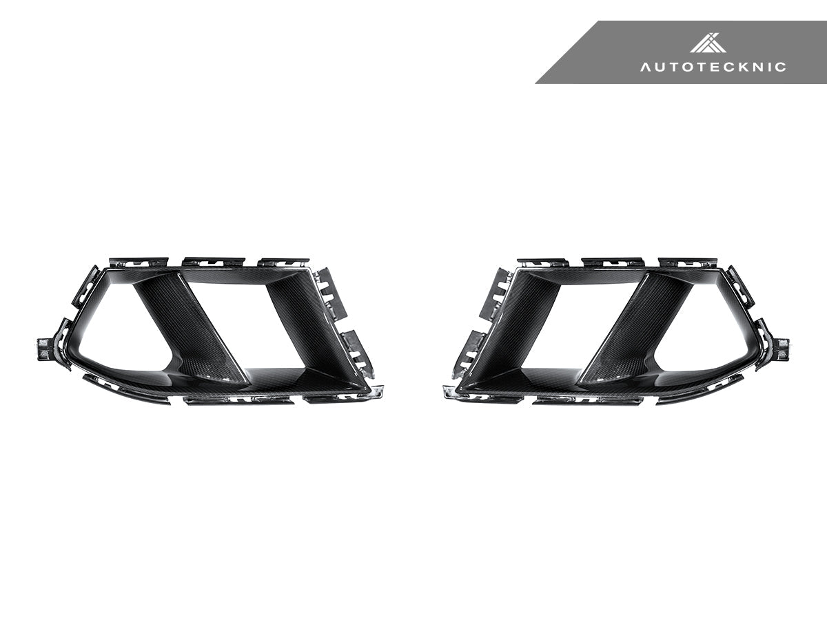 AutoTecknic Dry Carbon Front Bumper Lower Vent Set - G80 M3 | G82/ G83 M4