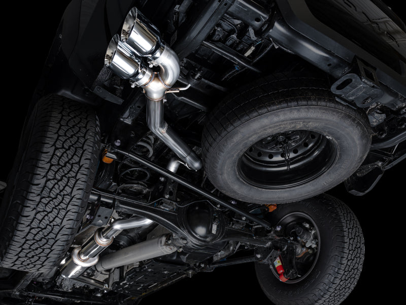 AWE Tuning AWE Exhaust for 4th Gen Toyota Tacoma Dual Chrome Silver Tips 3015-32254