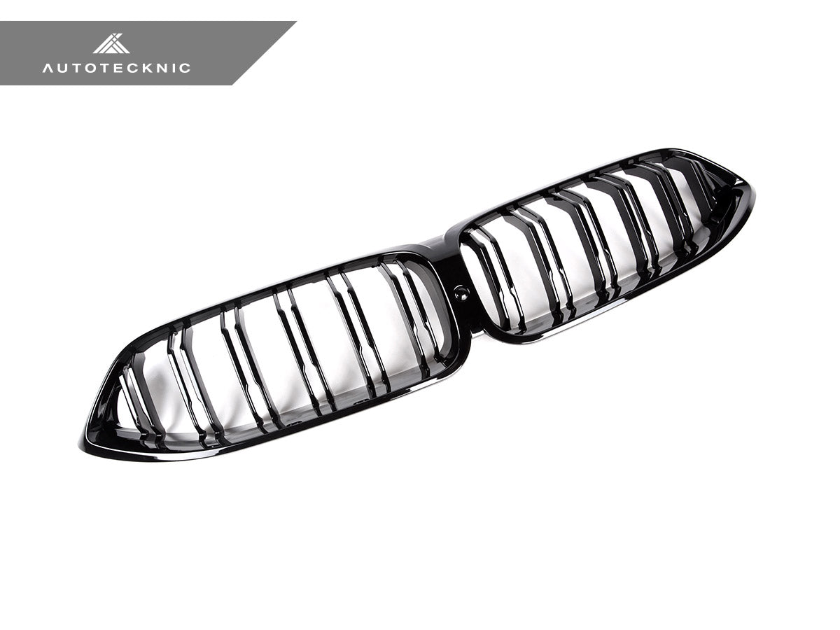 AutoTecknic Dual-Slats Gloss Black Front Grille - G14/ G15/ G16 8-Series