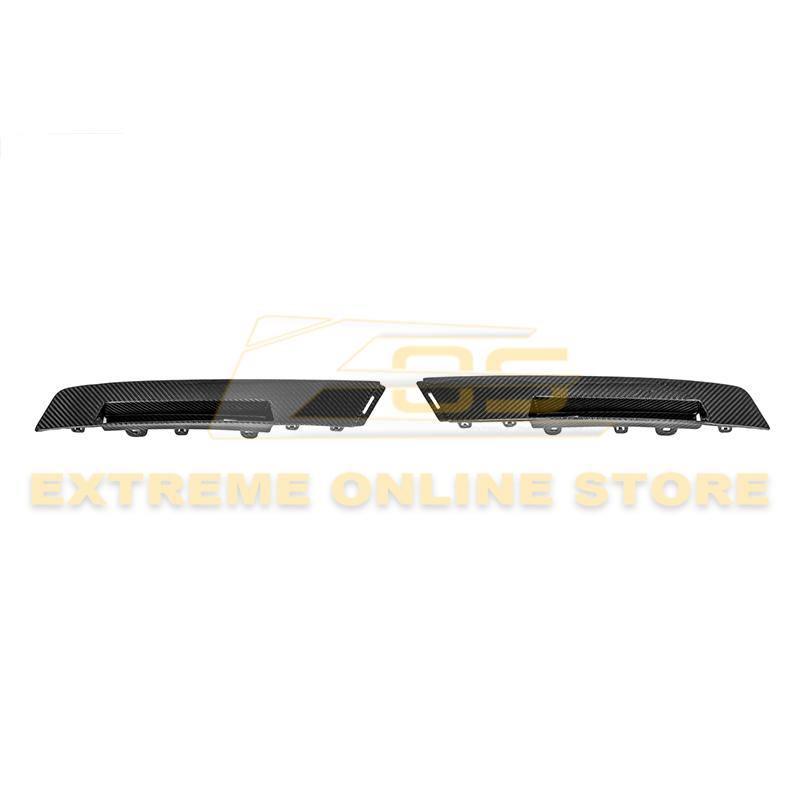 2009-15 Cadillac CTS-V Coupe Carbon Fiber Rear Bumper Insert Covers