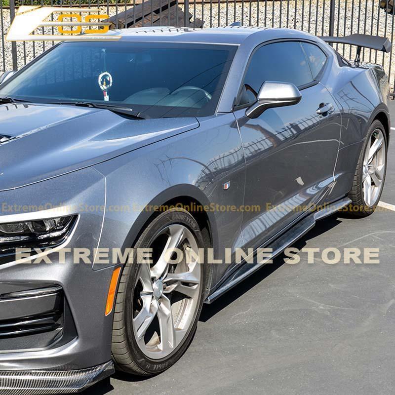 Camaro T6 Front Splitter Lip & Side Skirts Rocker Panels