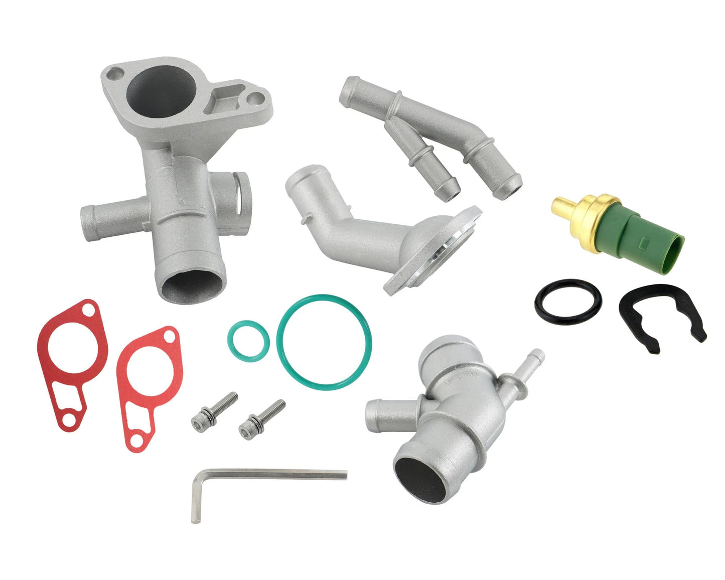 VW Audi Seat Leon Cast Aluminum Flanges MK4 Jetta GLI 337/20AE Golf, TT MK1 1.8T