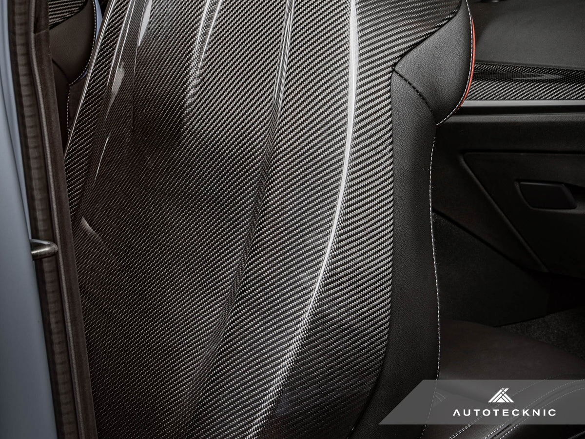 AutoTecknic Dry Carbon Full Seat Back Cover Set - G42 M240I