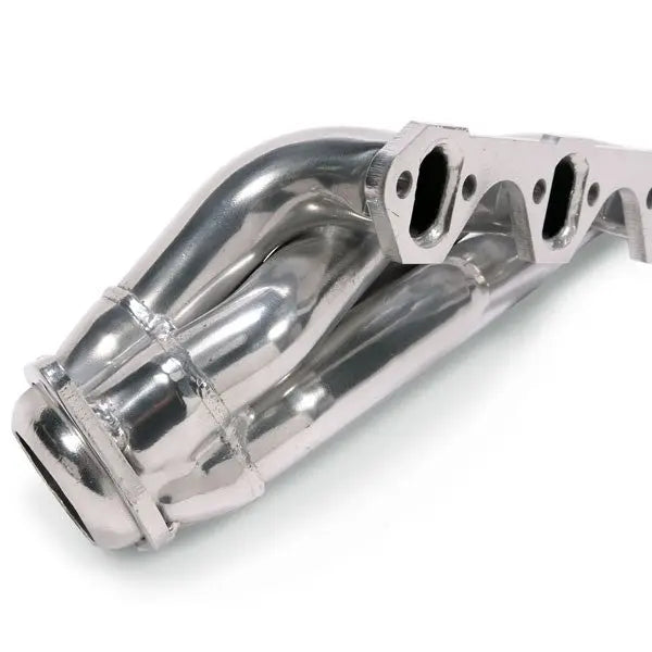 Ford Mustang 5.0L 1-5/8 Shorty Exhaust Headers Polished Silver Ceramic 86-93