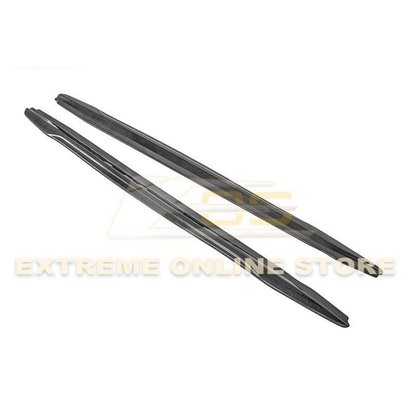 2016-19 Cadillac ATS-V Carbon Fiber Side Skirts Rocker Panels