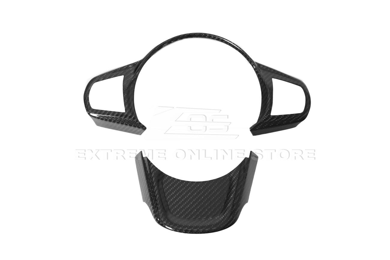 2020-Up Toyota Supra Carbon Fiber Steering Wheel Trim Cover