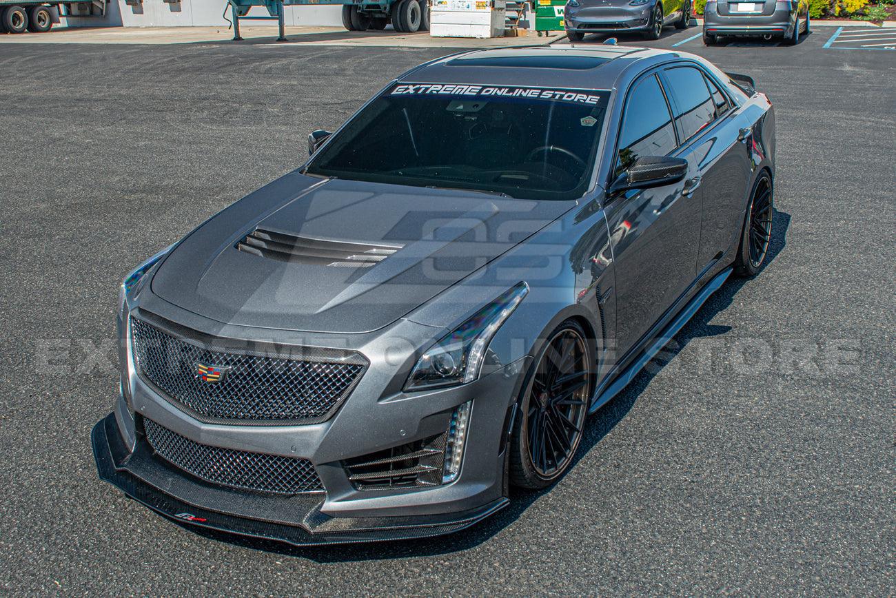 2016-19 Cadillac CTS-V Carbon Fiber Front Grille Insert