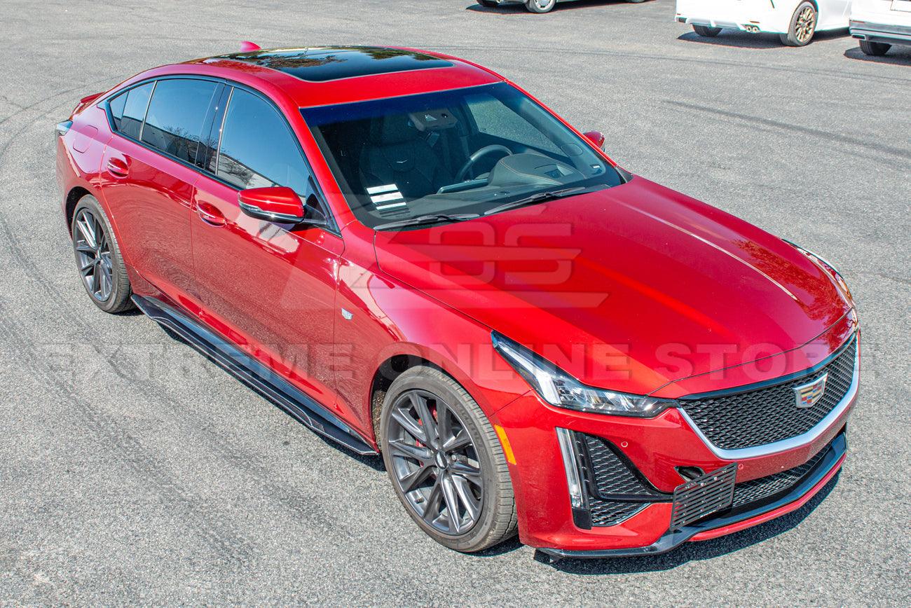2020-Up Cadillac CT5-V | CT5 Sport Carbon Side Skirts Rocker Panel