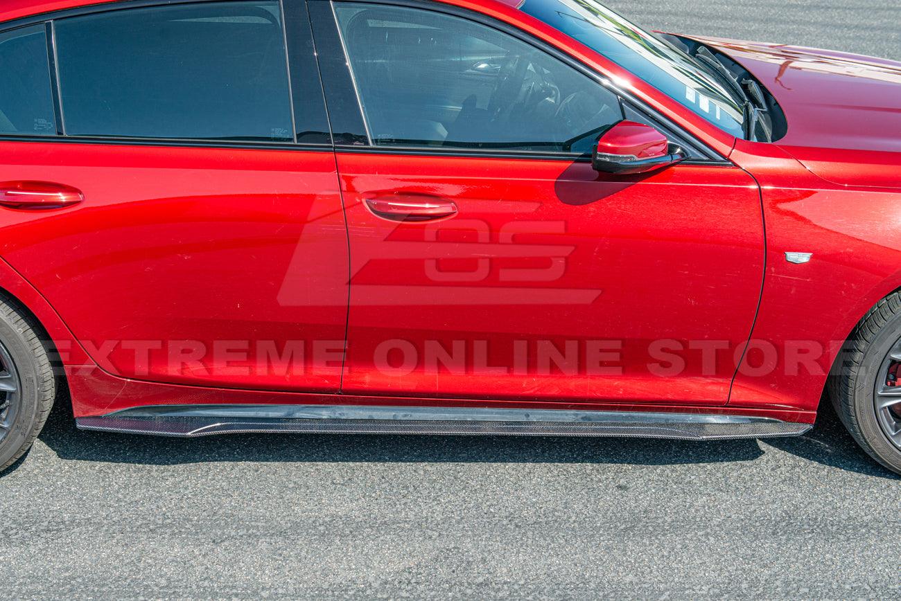 2020-Up Cadillac CT5-V | CT5 Sport Carbon Side Skirts Rocker Panel