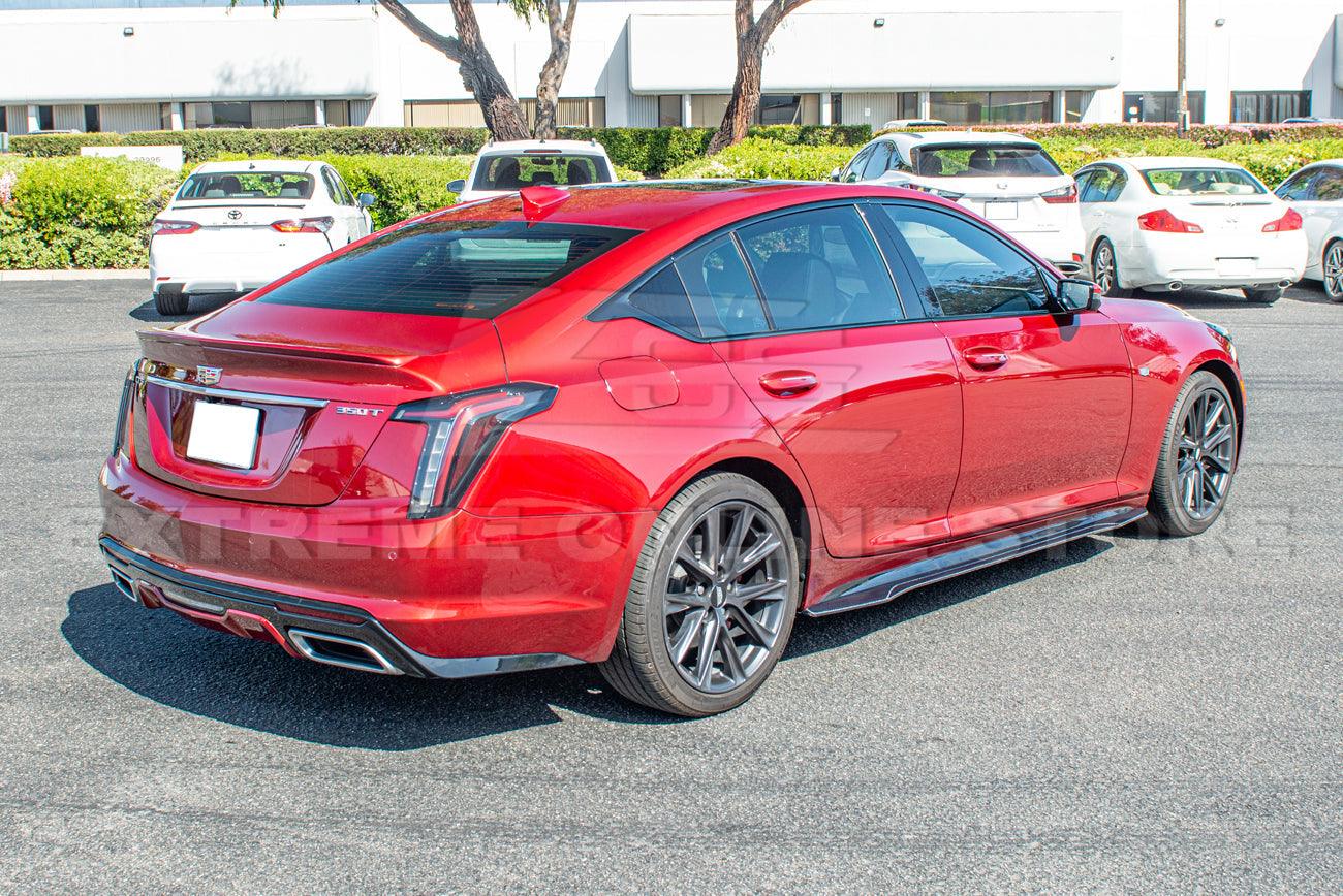 2020-Up Cadillac CT5-V | CT5 Sport Carbon Side Skirts Rocker Panel