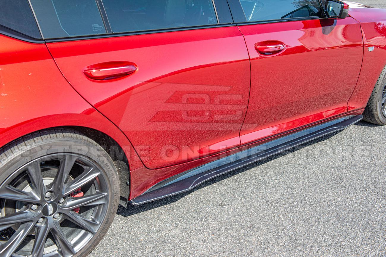 2020-Up Cadillac CT5-V | CT5 Sport Carbon Side Skirts Rocker Panel
