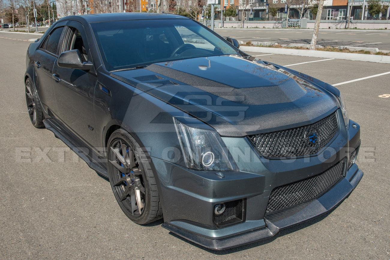 2009-15 Cadillac CTS-V Carbon Fiber Front Bumper Hood