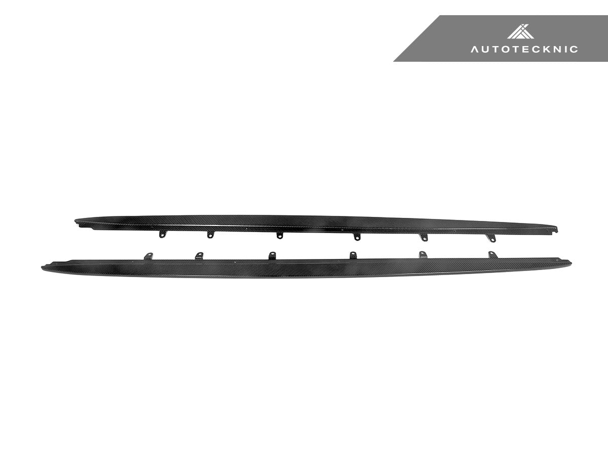 AutoTecknic Dry Carbon Fiber Side Skirt Extension Set - F90 M5 | G30 5-Series