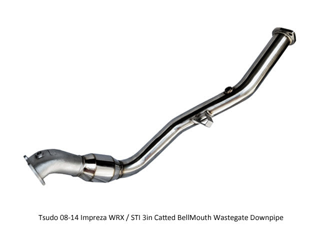 Tsudo 08-12 Impreza WRX / STI Wagon S2 JDM Catback + Hi-Flow Catalytic Downpipe Exhaust
