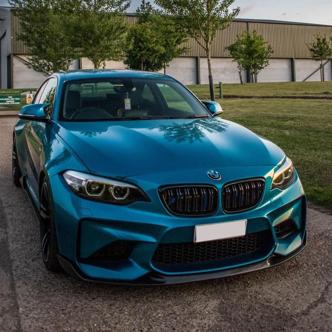 Carbon Fiber M Style Front Lip For BMW 2016-2018 F87 M2