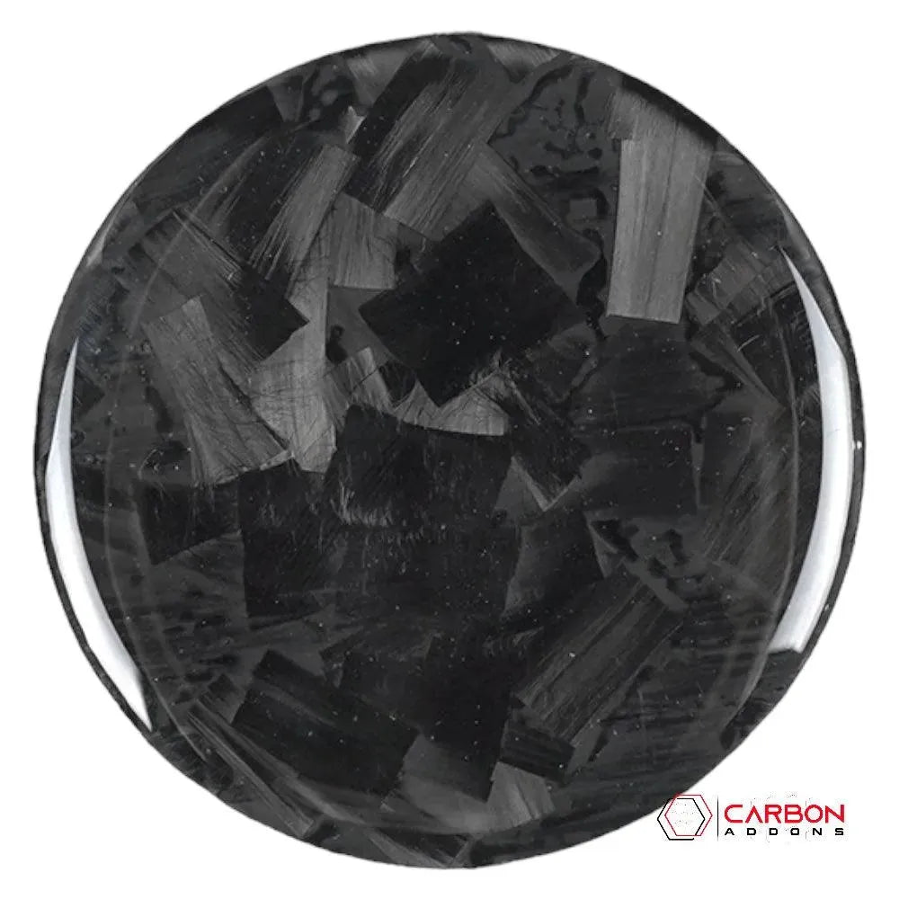 2016-2024 Camaro Carbon Fiber Shift Knob Top Chrome Delete Cover