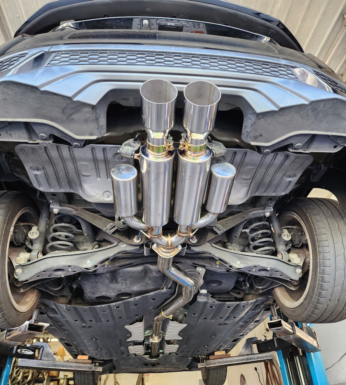 Tsudo 2017-2020 Civic Si Coupe FC3/FC4 3" Burnt Tips Catback Exhaust