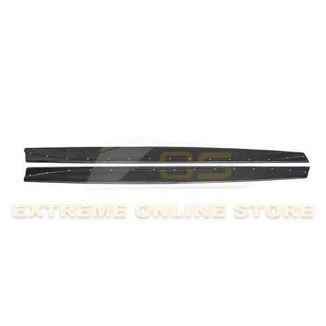 EOS 2014-2020 BMW F82 M4 Extended Carbon Front Side Skirts Rocker Panels