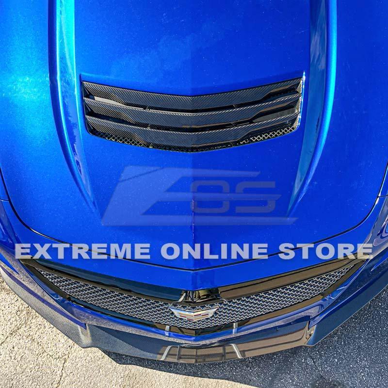 2016-Present Cadillac CTS-V Carbon Fiber Hood Vent