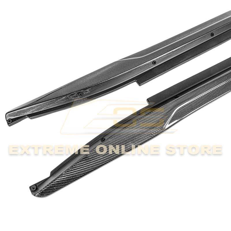 2014-19 Cadillac CTS Carbon Fiber Front Splitter & Side Skirts