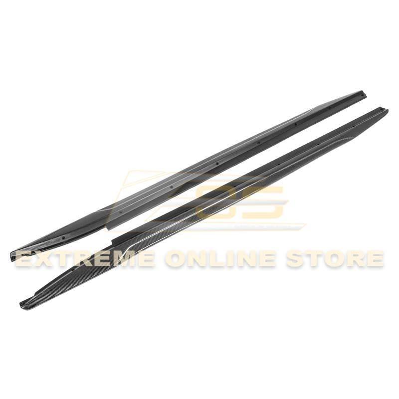 2014-19 Cadillac CTS Carbon Fiber Front Splitter & Side Skirts