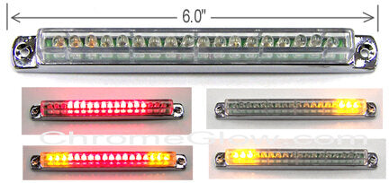 6" Universal Light Bars with Turn Signals from Signal Dynamics