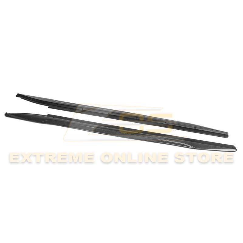 2014-19 Cadillac CTS Carbon Fiber Front Splitter & Side Skirts