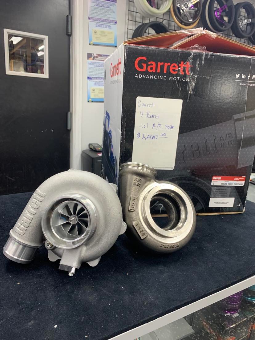 Garrett g30-660 reverse rotation v-band .61 a/r rear turbo
