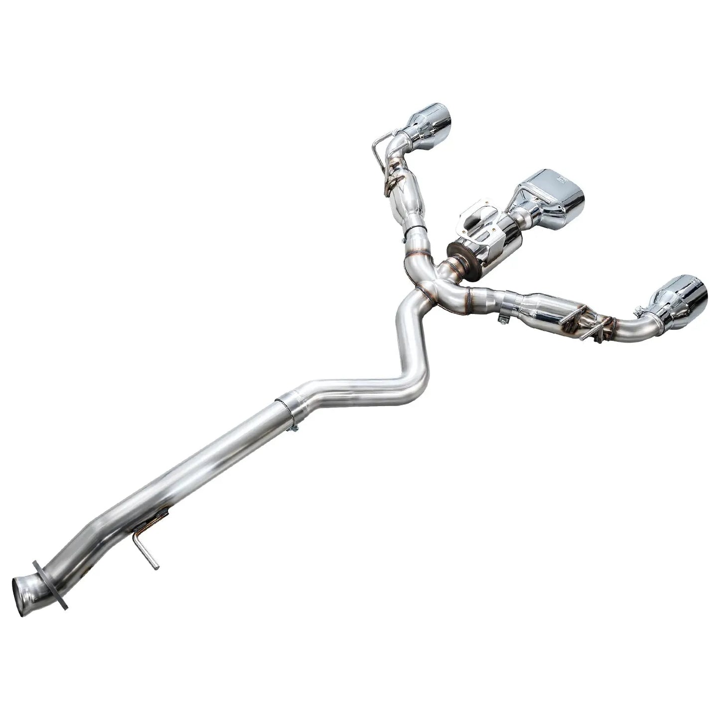 AWE 23-24 Toyota GR Corolla Track Edition Catback Exhaust - Chrome Silver Tips