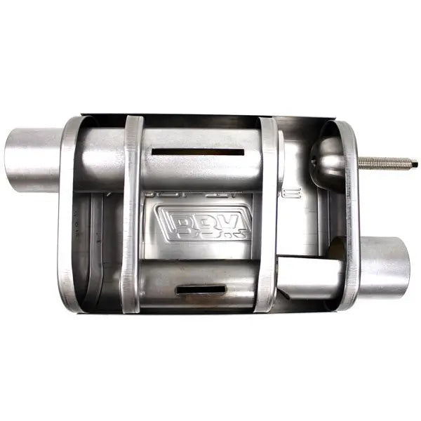 Varitune Adjustable Muffler Double Offset 2.5 Inch Stainless
