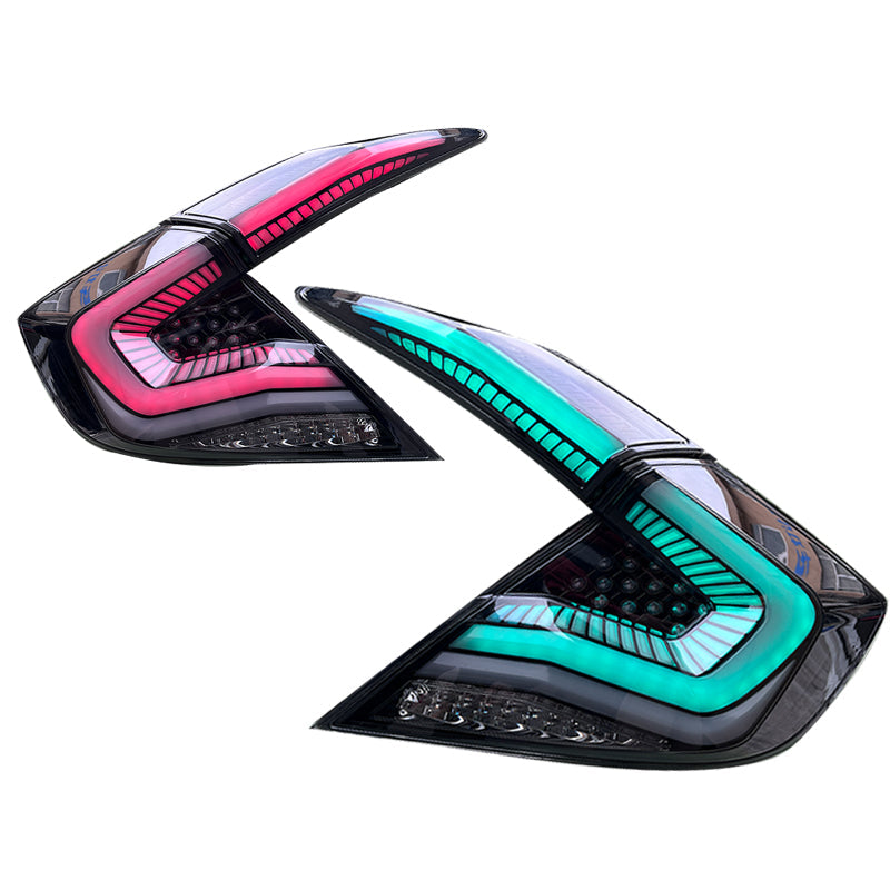 2016-2021 Honda Civic Sedan LED Tail Lights RGB