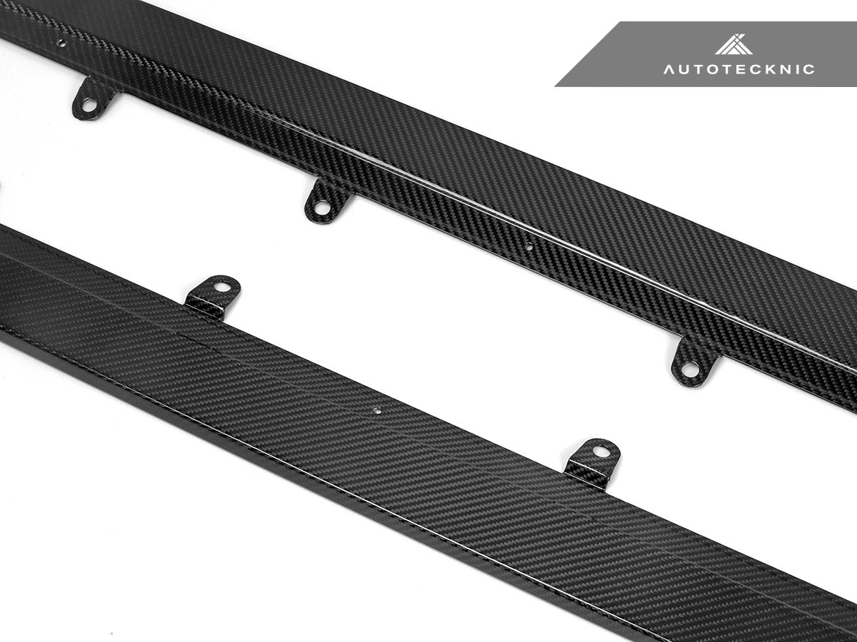 AutoTecknic Dry Carbon Fiber Side Skirt Extension Set - F90 M5 | G30 5-Series