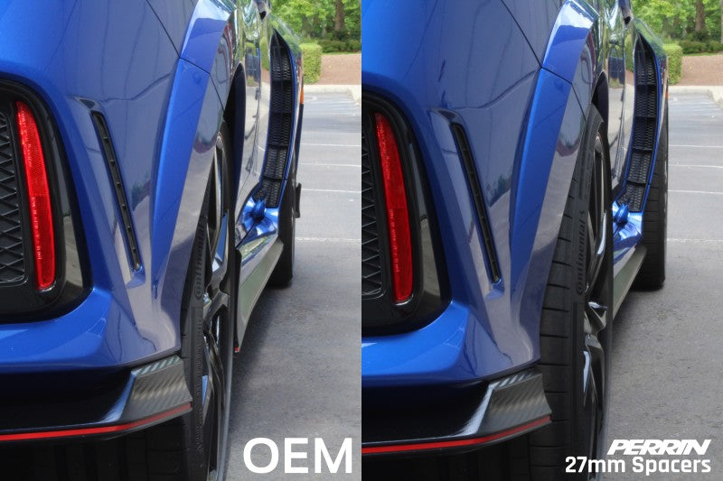 PERRIN Wheel Spacer Set 5x120 27mm Pair Honda Civic Type R 2017+ | PHP-WHL-027BK