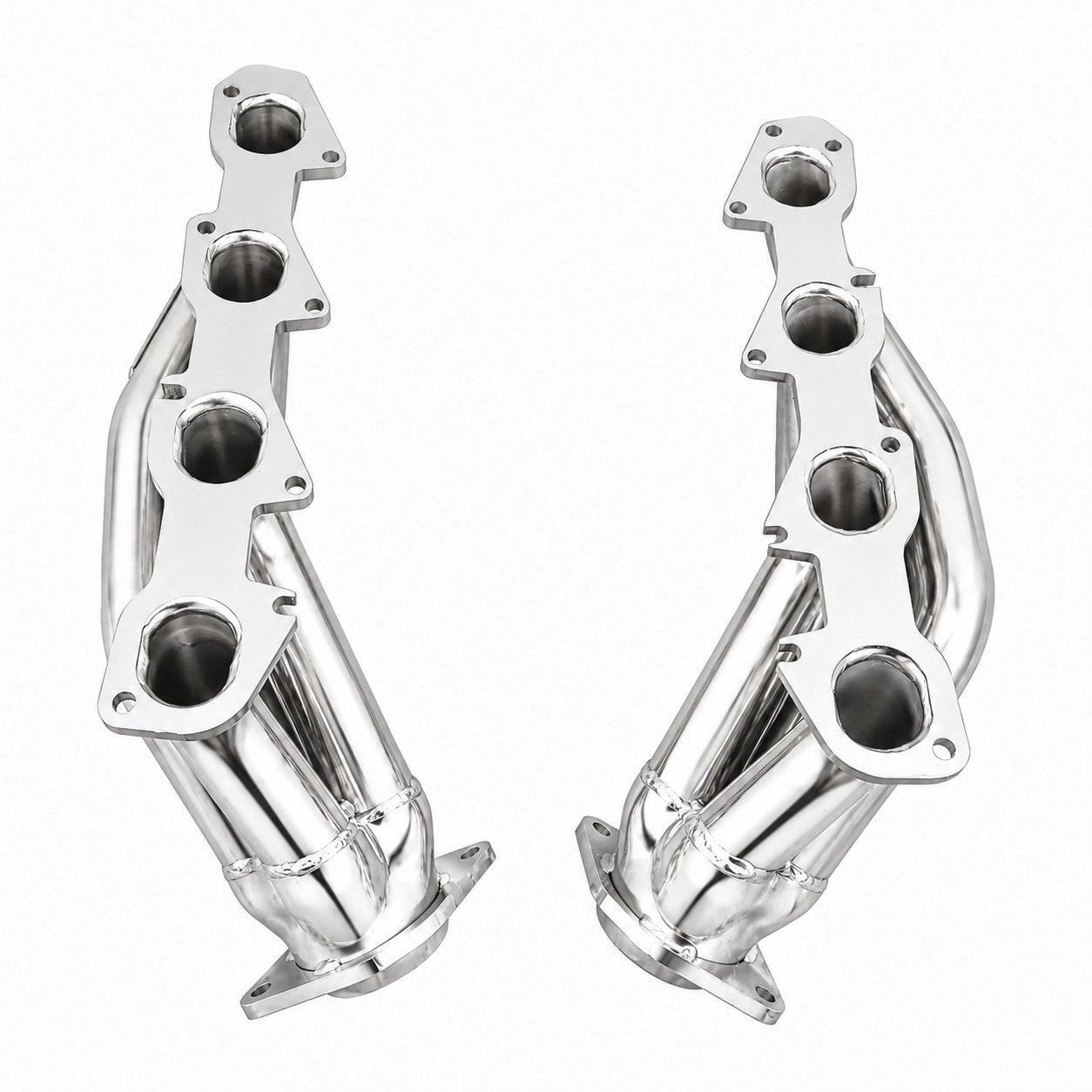 Dodge Challenger Charger 300C Magnum 6.1 Hemi 1-7/8 Shorty Exhaust Headers Polished Silver Ceramic 06-10