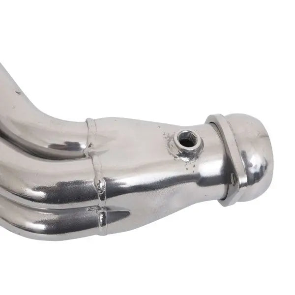 Chevrolet Camaro SS 1-7/8 Long Tube Exhaust Headers With High Flow Cats Polished Silver Ceramic 10-15