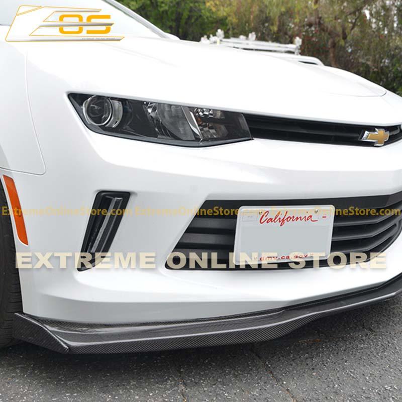 Camaro RS Carbon Fiber T6 Front Splitter W/ Side Extension
