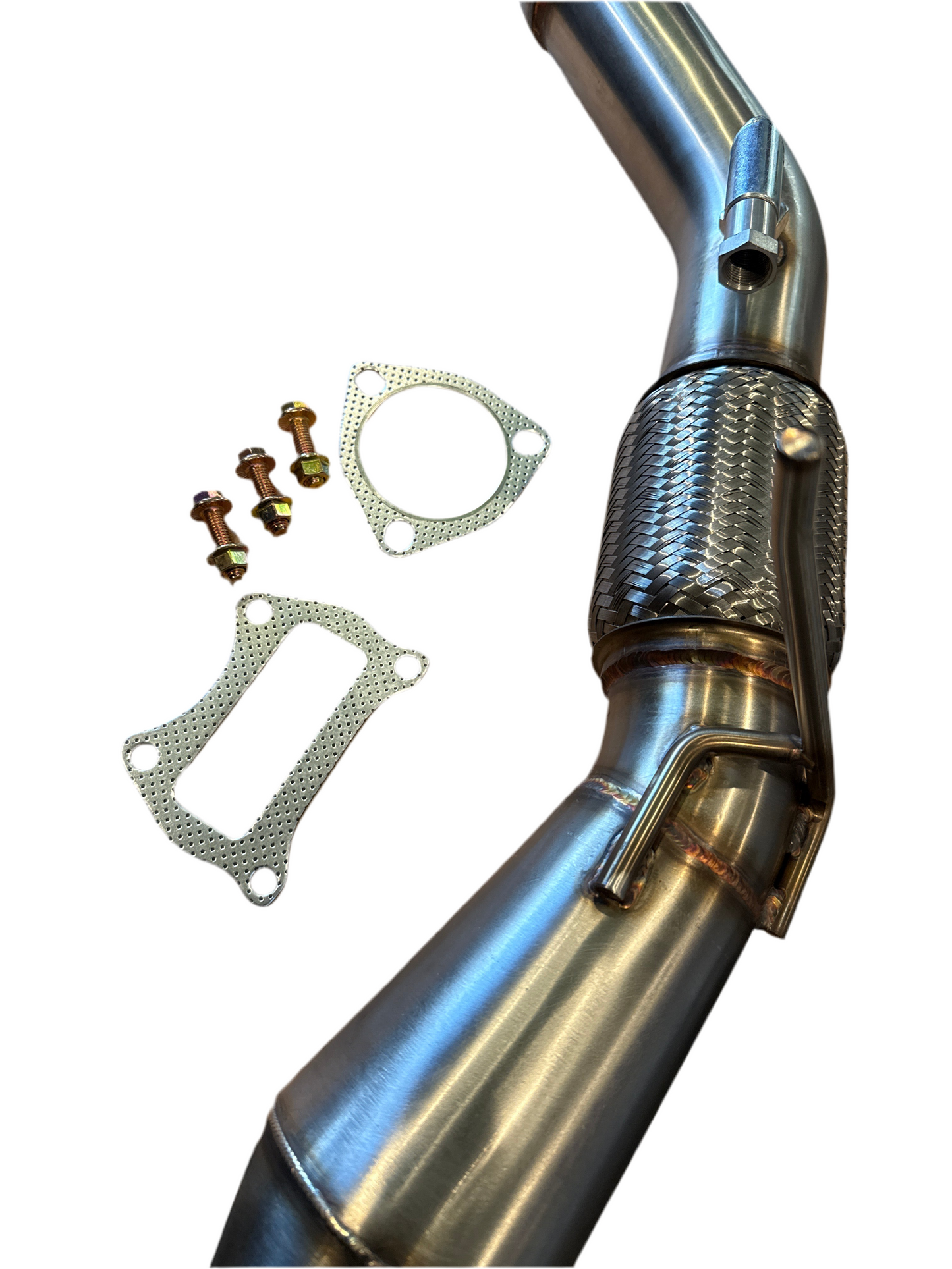 SPDZ1 K Series Megaphone Header Downpipe 12-15 Civic Si FG & 13-15 Acura ILX Cast Bellmouth