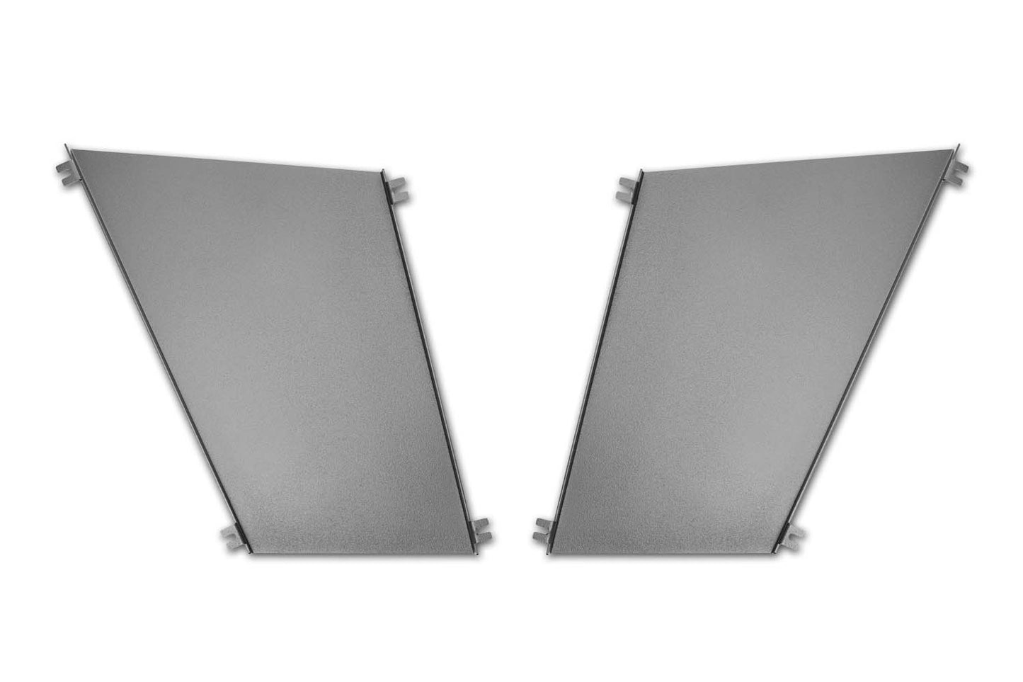 ND MX5 Miata Hood Louver Rain Guard - Powder Coated Black