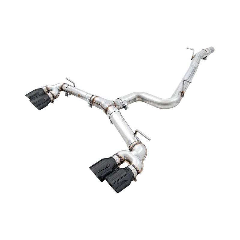 AWE Tuning 15-17 Volkswagen Golf R MK7 Track Edition Exhaust - Diamond Black Tips (102mm)