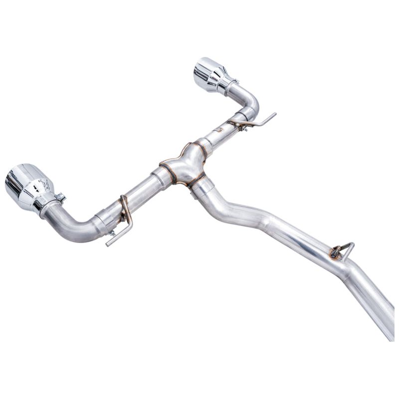 AWE Subaru BRZ/ Toyota GR86/ Toyota 86 Track Edition Cat-Back Exhaust- Chrome Silver Tips