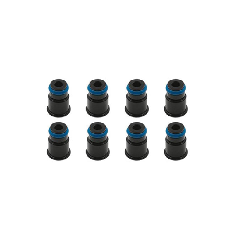 BLOX Racing 14mm Adapter Top (1/2in) w/Viton O-Ring & Retaining Clip (Set of 8) BXEF-AT-14S-8
