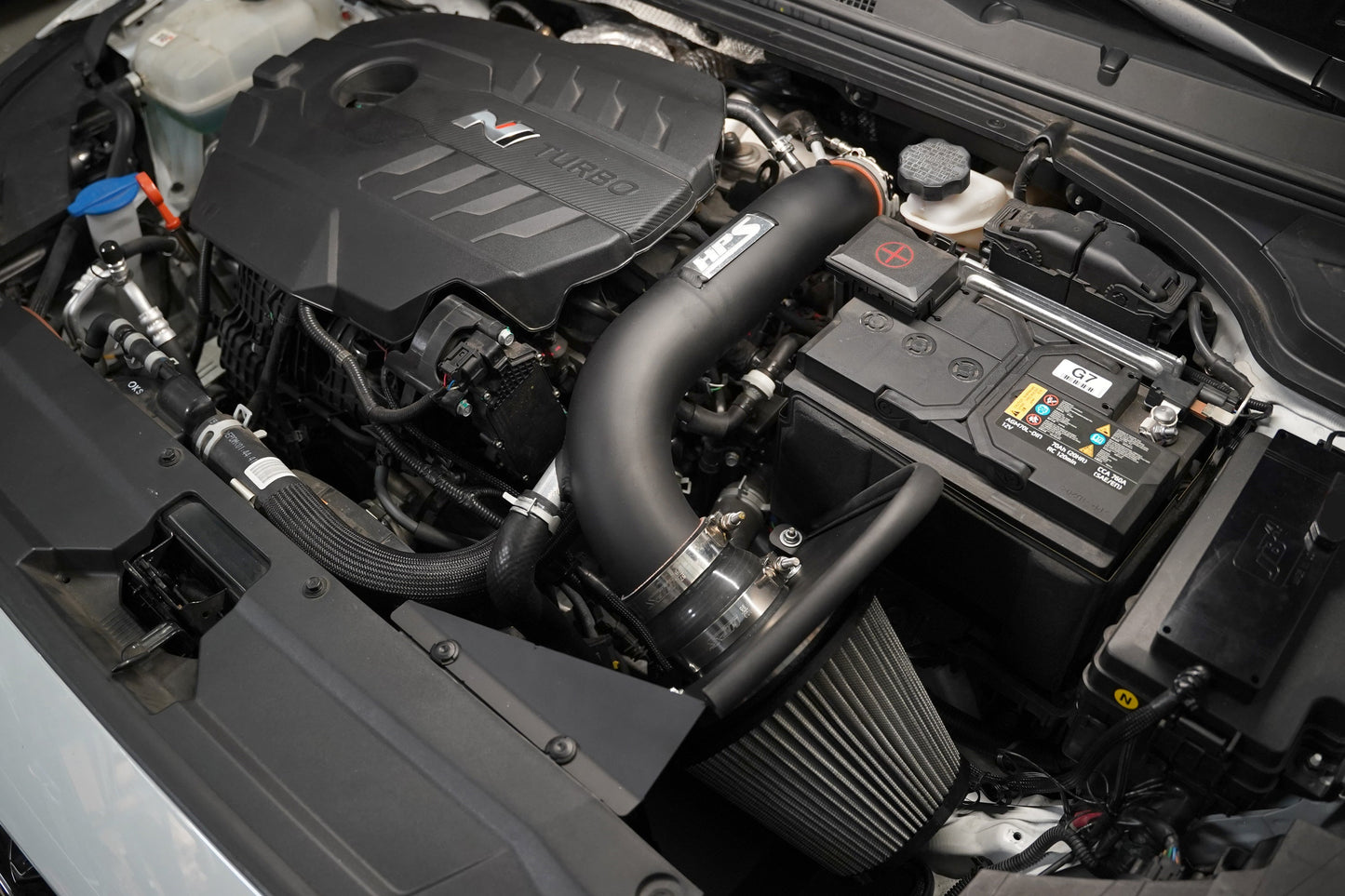 HPS Air Intake Kit Hyundai 2022-2023 Kona N 2.0L Turbo, Includes Heat Shield, 827-721