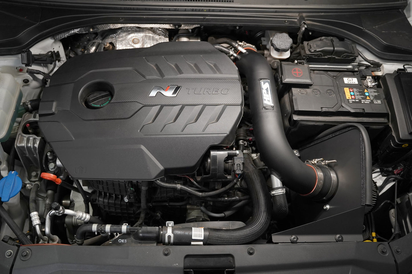 HPS Air Intake Kit Hyundai 2022-2023 Kona N 2.0L Turbo, Includes Heat Shield, 827-721