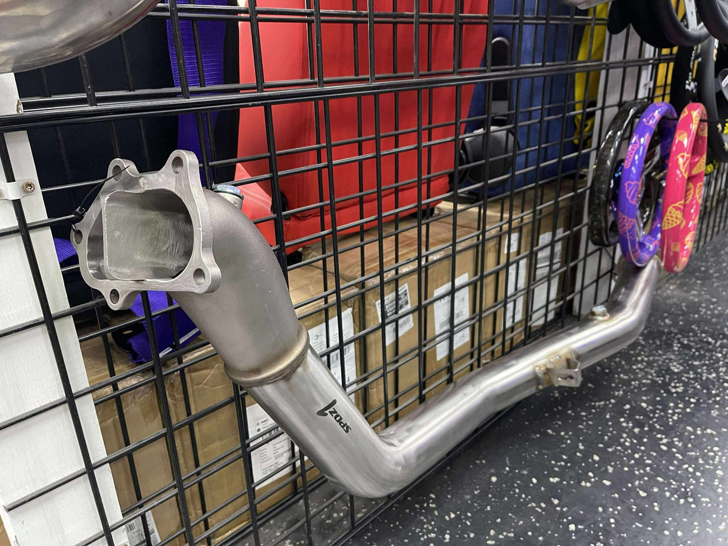 SPDZ1 Subaru WRX 08-14 / STi 08-21 Twin Scroll High Flow Cast Bellmouth Race Downpipe