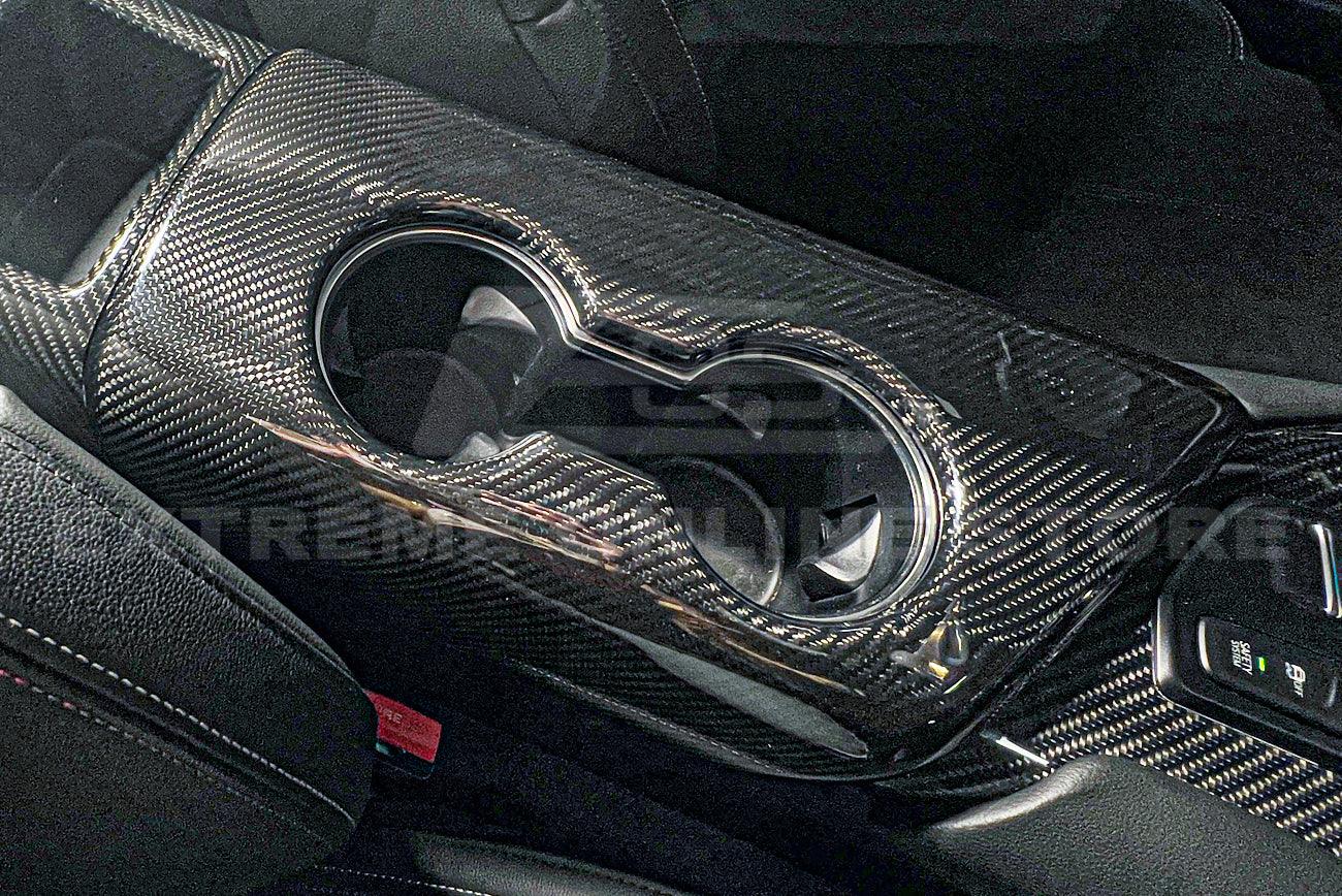 2020-Up Toyota Supra Carbon Fiber Center Console Panel Cover