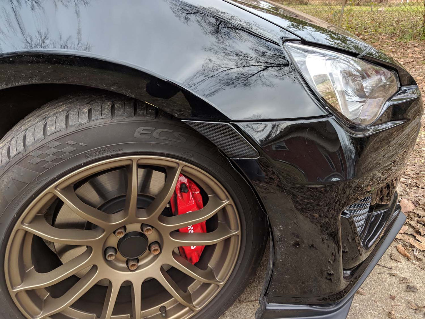 Carbon Fiber Side Marker Replacement - FRS/BRZ/GT86