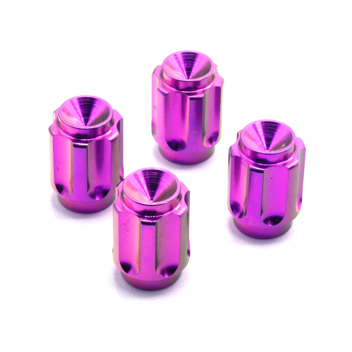 Dress Up Bolts Gear Titanium Valve Stem Caps - Set of 4