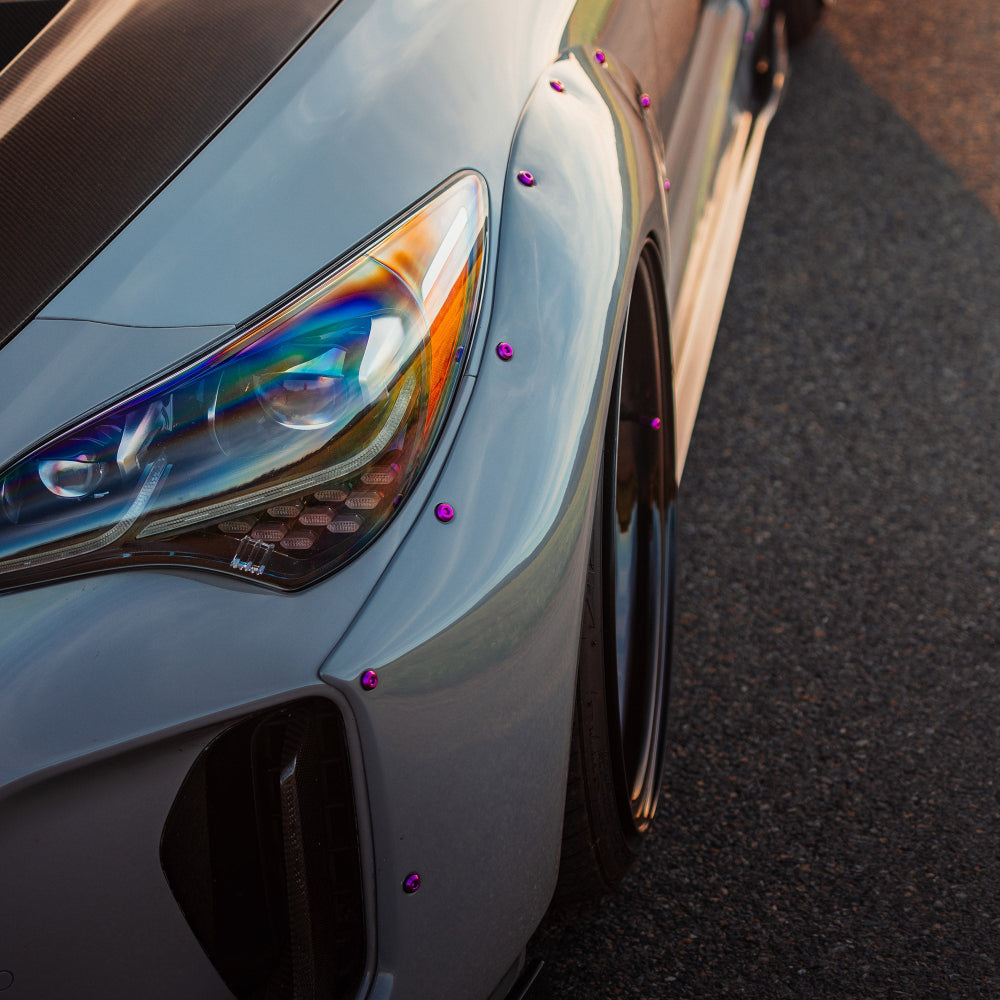 Dress Up Bolts Titanium Widebody Hardware - Bundle B